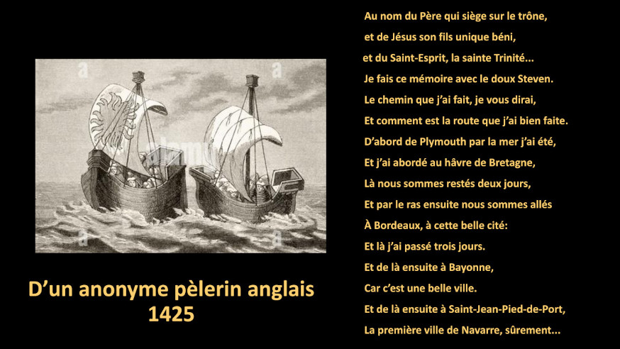 Pelerin 1425Itineraire anglais